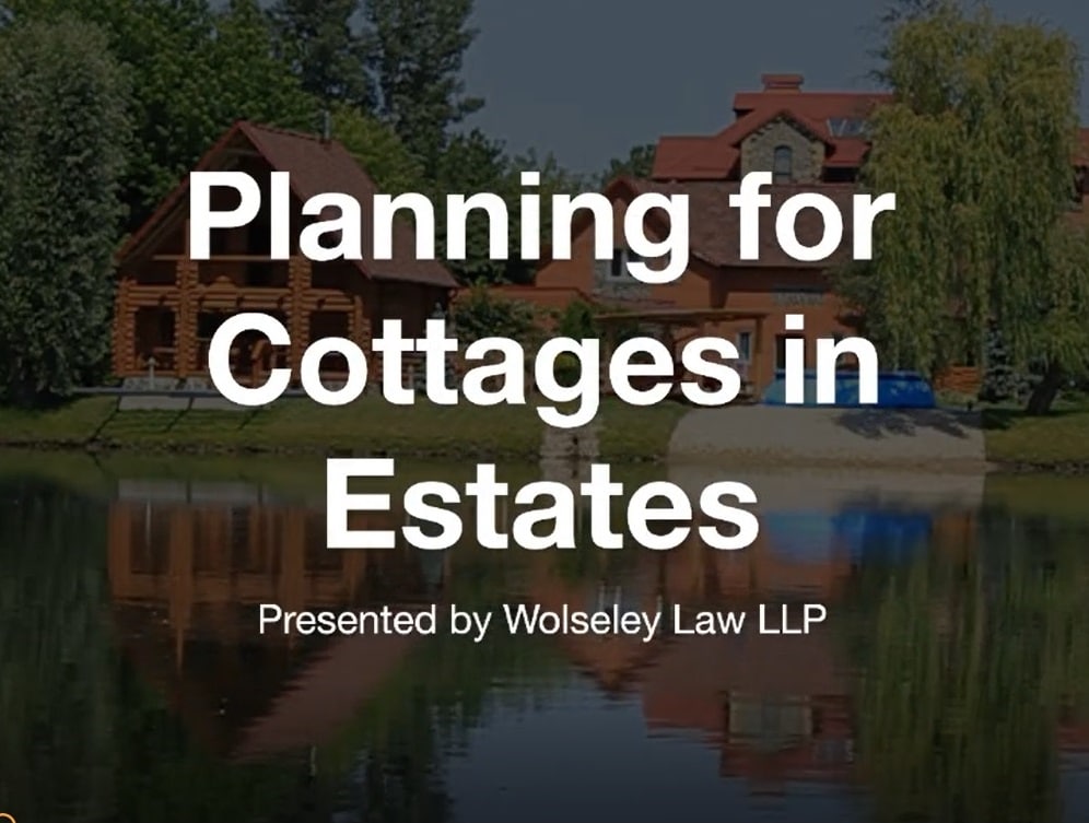 Planning for Cottages in Estates